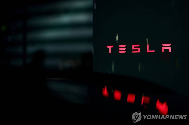 테슬라 로고 [로이터 연합뉴스 자료사진. 재판매 및 DB 금지]