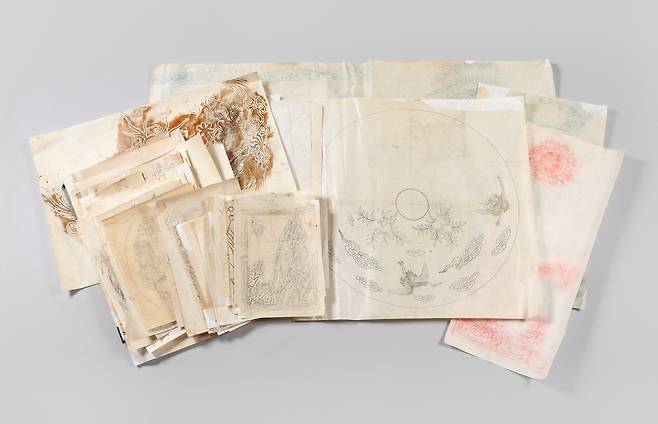 고(故) 심부길 나전장 보유자 '나전 도안' [국립무형유산원 제공. 재판매 및 DB 금지]