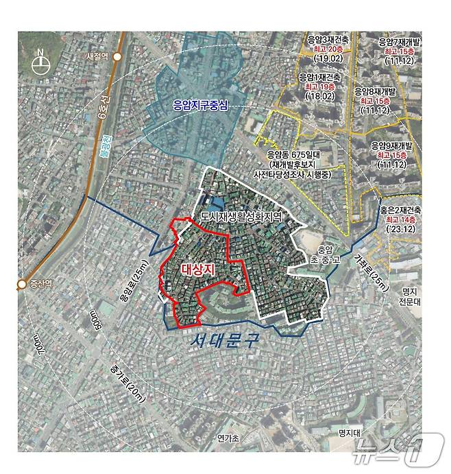 은평구 응암동 700번지 위치도 (서울시 제공)