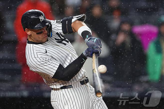 뉴욕 양키스 강타자 애런 저지. ⓒ 로이터=뉴스1