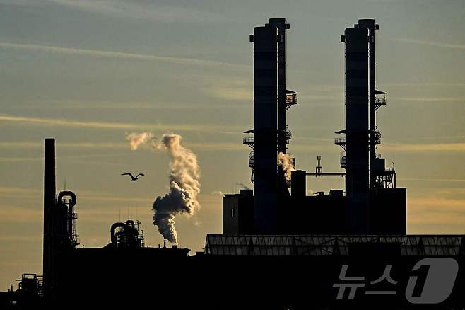 독일 프랑크푸르트의 산업단지 전경. 2025.4.7 ⓒ AFP=뉴스1 ⓒ News1 이지예 객원기자