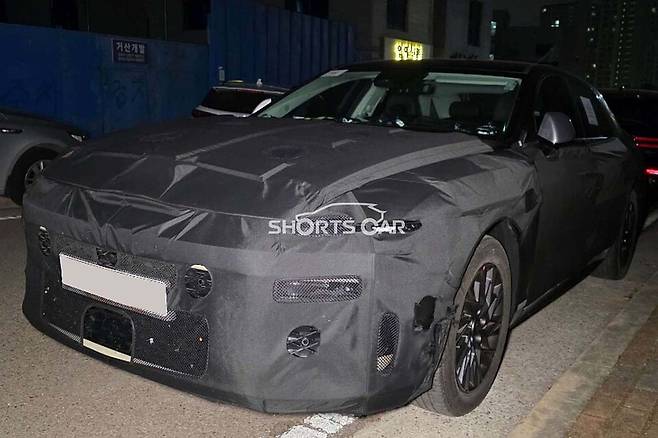 현대차 '그랜저 페이스리프트' 테스트카 (출처 : 숏카)