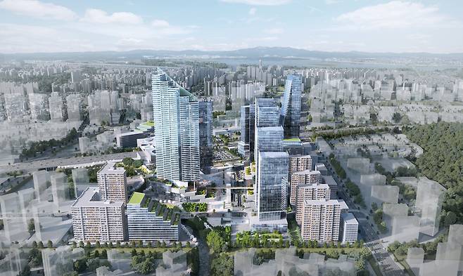 하남교산 혁신업무지구 조감도 / 자료 = LH 제공