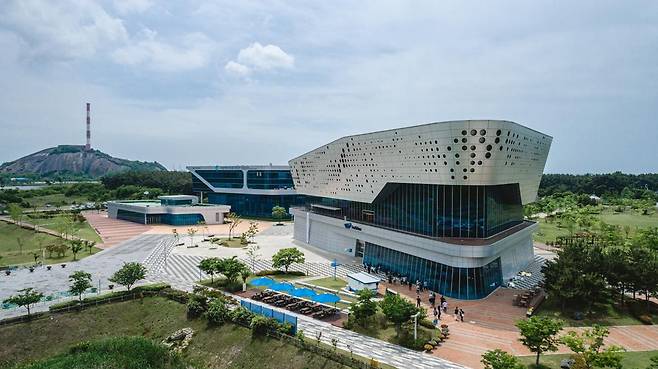 국립해양생물자원관 전경.