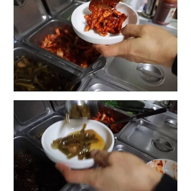 전라도에 한 분식집 밑반찬 수준 ㄷㄷ