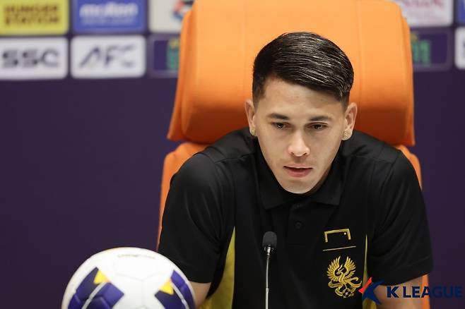 헤이스(광주FC). 한국프로축구연맹 제공