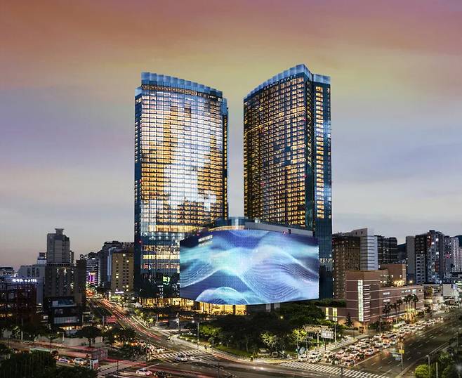 제주도 최고층 건물인 드림타워. 롯데관광개발 제공