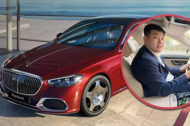 중국 베이징에서 3억 원짜리 고급 차량 마이바흐를 구매해 택시 호출 서비스를 운영하고 있는 위안. SCMP 홈페이지 캡쳐
