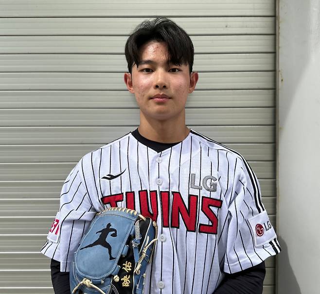 LG 신인 투수 김영우. 이형석 기자