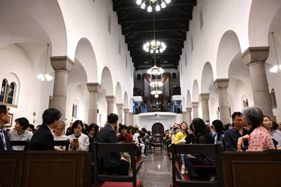 지난해 정동야행 프로그램 중 하나인 성공회 서울주교좌성당 파이프오르간 연주 모습. 사진 서울 중구