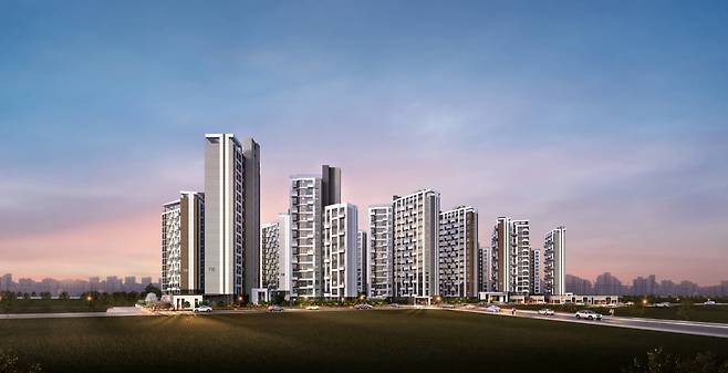 고덕 강일 대성베르힐 투시도. 대성베르힐건설 제공