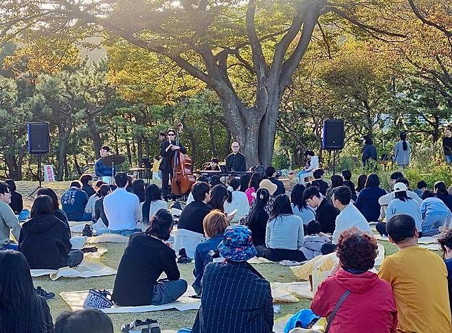 2024년 열린 야외 재즈 공연. 부산시 제공