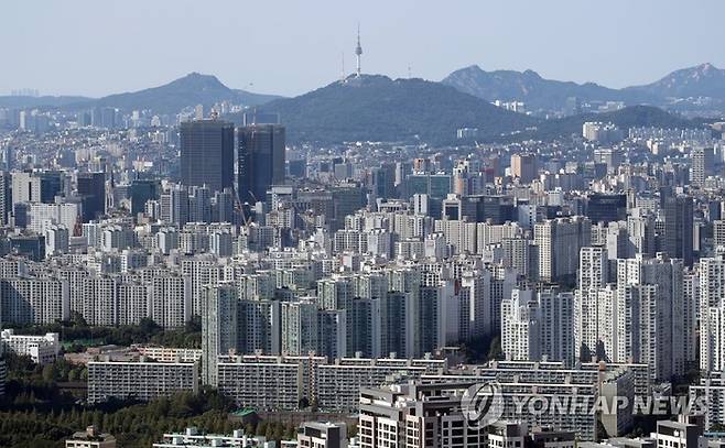 서울 강남구 일대 아파트 단지·고층 빌딩 밀집 지역 모습. [사진=연합뉴스 제공]