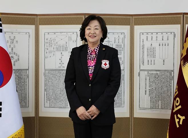 박윤경 케이케이 대표 겸 대한적십자사 대구지사 부회장 [적십자]