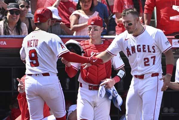 에인절스 선수단은 쉽지않은 일정을 소화한다. 사진= AP= 연합뉴스 제공