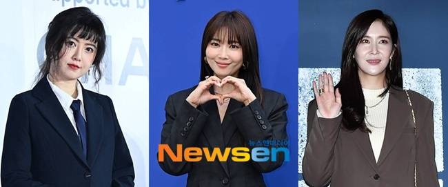 왼쪽부터 구혜선, 장가현, 오윤아/뉴스엔DB