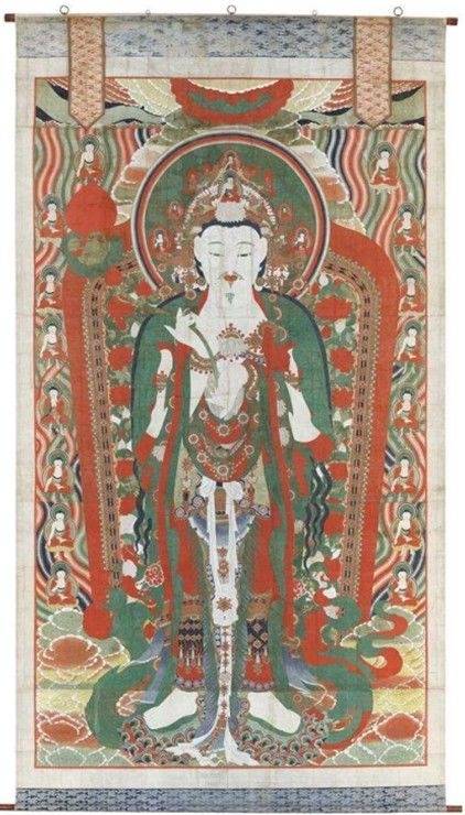 길이가 14m에 달하는 부여 무량사 괘불의 모습. 국가유산청 제공