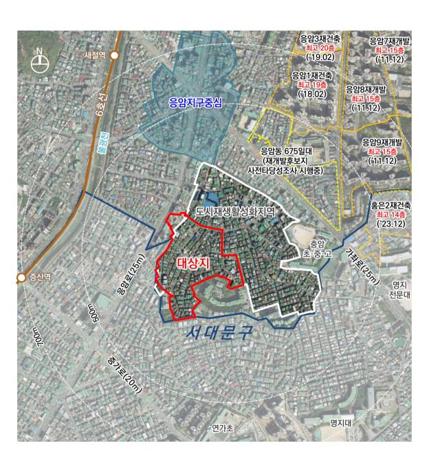 응암동700번지 위치도. 자료 제공=서울시