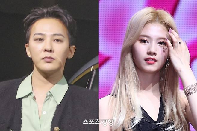 지드래곤, 사나. 연합뉴스
