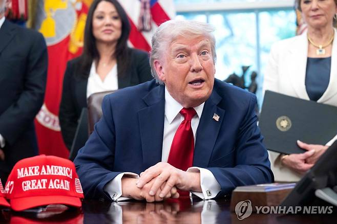 도널드 트럼프 미국 대통령 [워싱턴 AFP=연합뉴스. 재판매 및 DB 금지]