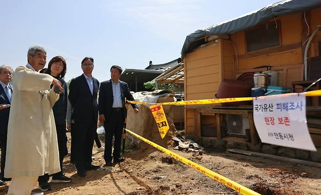 안동 하회마을 찾은 장미란 문체부 차관 [문화체육관광부 제공. 재판매 및 DB 금지]