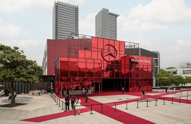 '벤츠 비전 V가 최초로 공개된 상하이의 웨스트 번드 아트 센터' 사진=자동차기자협회 출장단