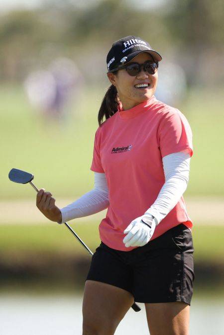 베테랑 하타오카 나사는 LPGA 투어에 진출한 후배들의 든든한 버팀목 역할을 하고 있다. AFP연합뉴스