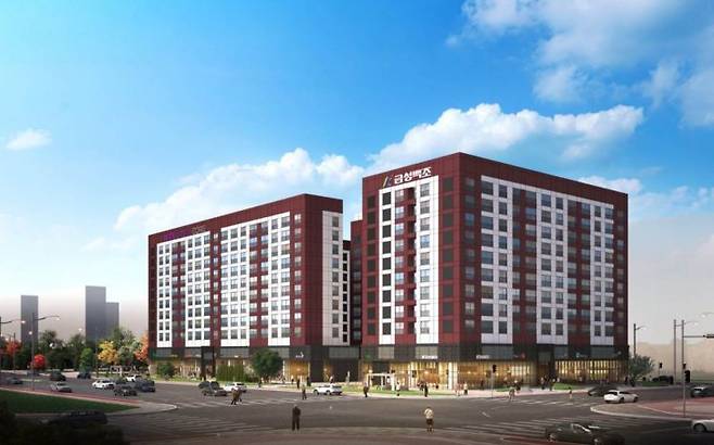 대전 관평 예미지 어반코어 102동/103동 투시도