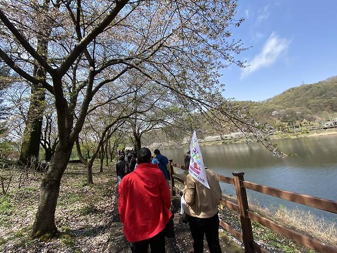 대덕시티투어 대덕고래여행 프로그램 운영 모습.