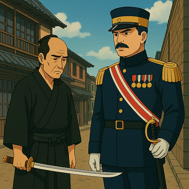 사무라이들이 엄청난 충격받은 법령 사무라이들이 엄청난 충격받은 법령