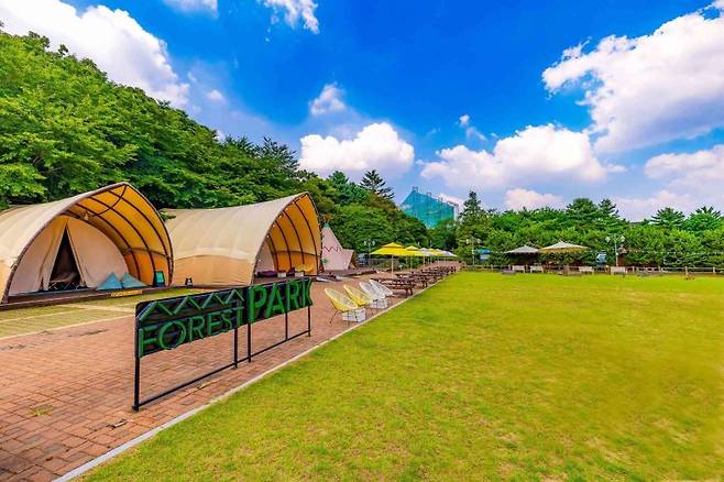 5월 3~6일 어린이 고객 대상 이벤트가 열리는 워커힐 호텔 포레스트 파크 전경.