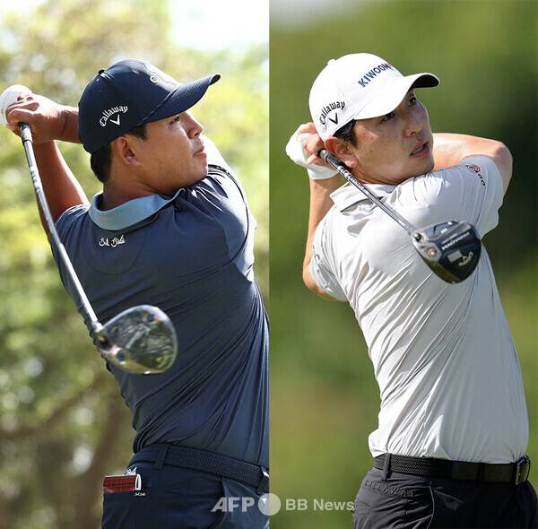 2025년 미국프로골프(PGA) 투어 2인 1조 단체전 취리히 클래식에 출전한 김시우, 배상문 프로. 사진제공=ⓒAFPBBNews = News1