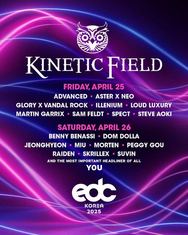 2025 EDC 코리아 포스터. 인섬니악 제공