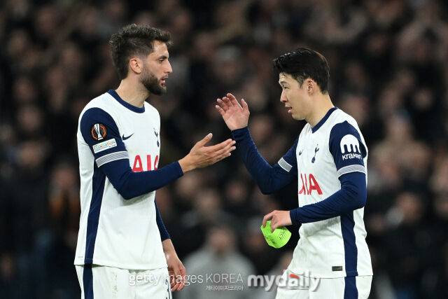 손흥민과 로드리고 벤탄쿠르/게티이미지코리아