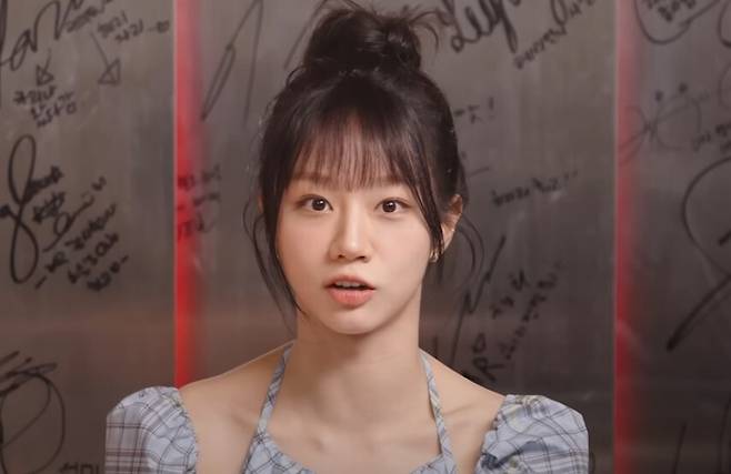 가수 겸 배우 혜리. 유튜브 채널 '혜리' 캡처.