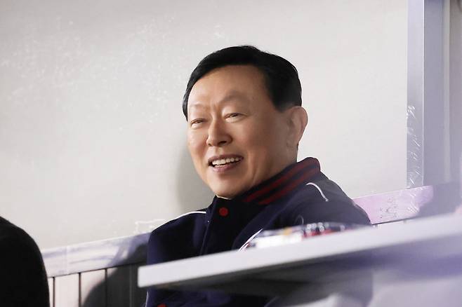 신동빈 롯데그룹 회장. 사진제공=롯데 자이언츠