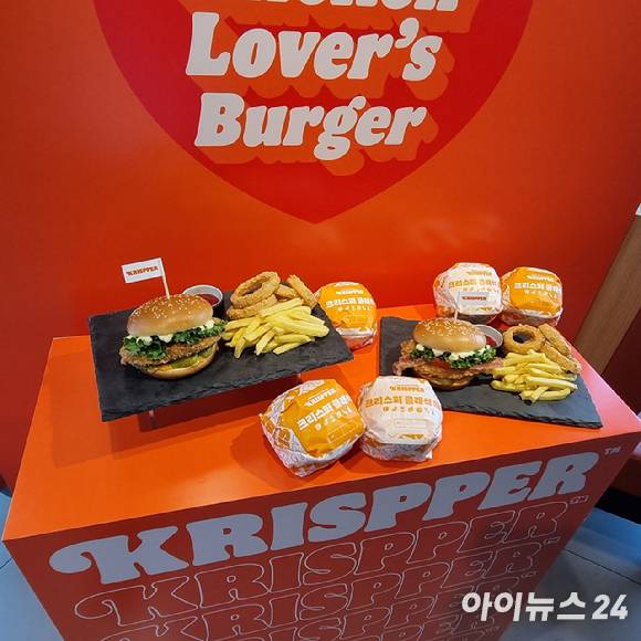 버거킹 치킨 버거 신제품 '크리스퍼'. [사진=전다윗 기자]