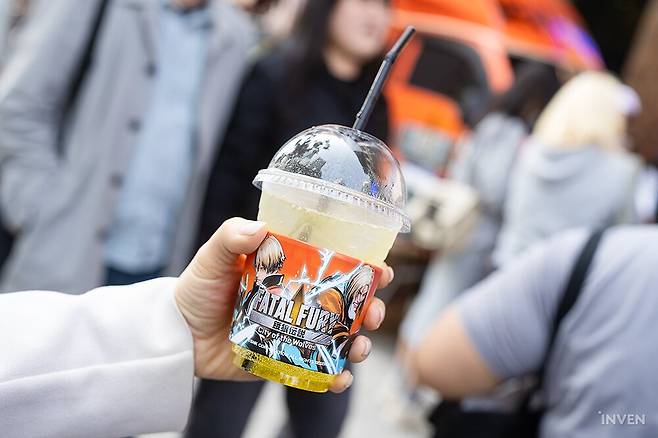 ▲ 시라누이 마이의 청포도 에이드 중 하나를 고를 수 있죠