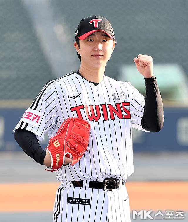 올 시즌부터 LG 유니폼을 입게 된 최채흥. 사진=천정환 기자