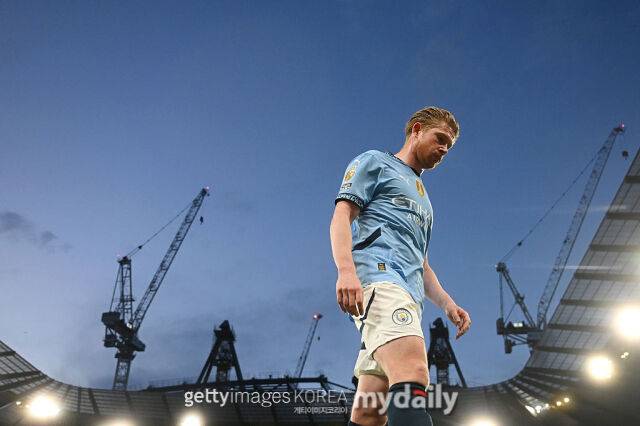 이번 시즌을 끝으로 맨시티를 떠나는 케빈 더 브라위너. /게티이미지코리아
