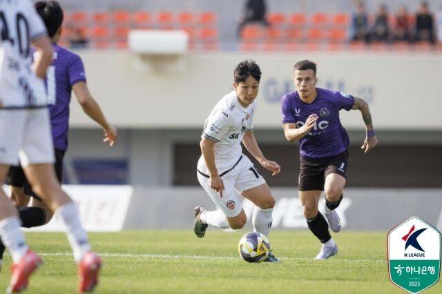 안양과 제주 경기 모습/한국프로축구연맹