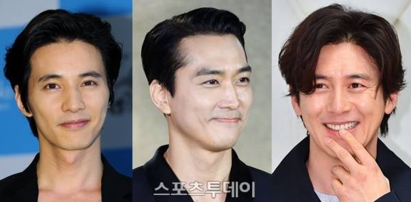 원빈, 송승헌, 고수 / 사진=DB, 티브이데일리 DB