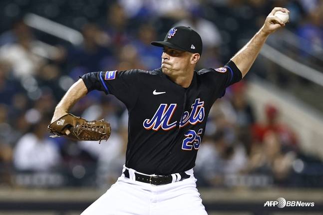 뉴욕 메츠의 브룩스 레일리. /AFPBBNews=뉴스1