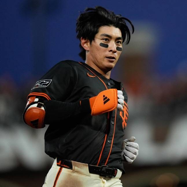 이정후. /사진=샌프란시스코 자이언츠 구단 공식 SNS