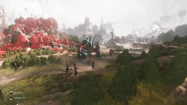 '33 원정대'의 스테이지 이동 [게임 화면 캡처]