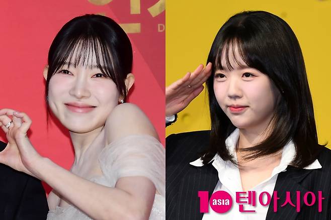 김아영, 지예은/ 사진=텐아시아 DB