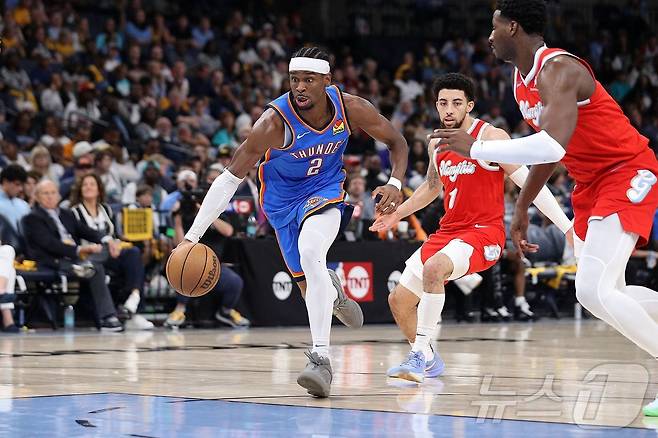 오클라호마시티 선더의 샤이 길저스 알렉산더. ⓒ AFP=뉴스1