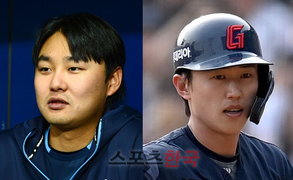 정철원(왼쪽)˙전민재. ⓒ스포츠코리아