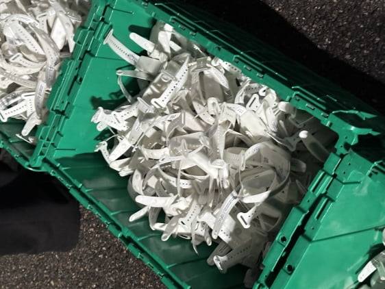 높은 회수율을 기록한 자이로밴드 ⓒ이진섭