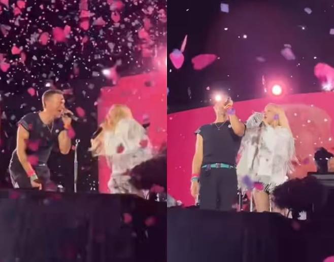 사진=콜드플레이, 로제 SNS 캡처